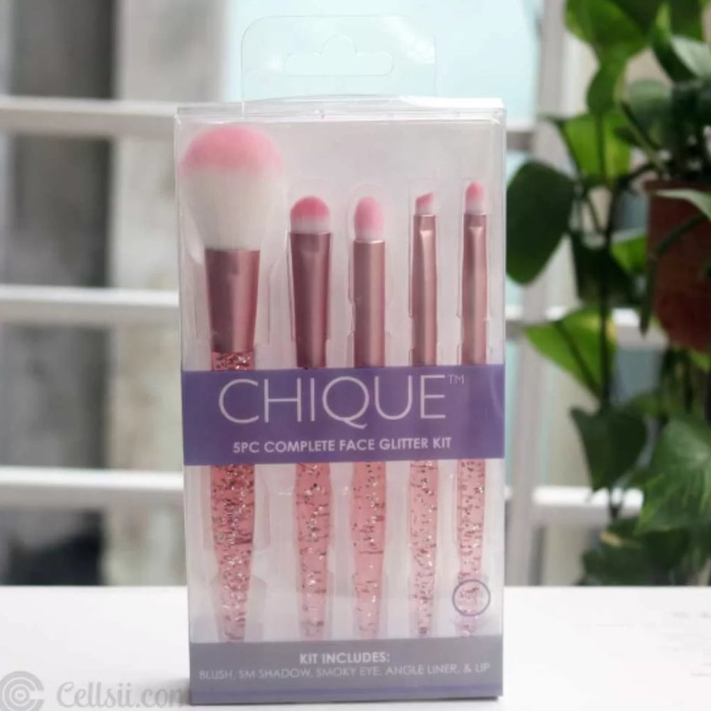Chique 5pc Complete Face Glitter Kit
